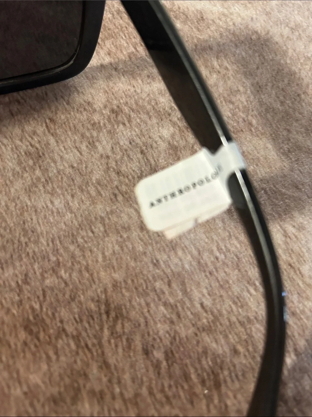 Square Retro Sunglasses in Dark Gray ANTHROPOLOGIE
